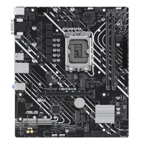 ASUS PRIME H610M-E-CSM Micro ATX Motherboard LGA 1700 DDR5 PCIe 4.0 ASUS PRIME H610M-E-CSM Micro ATX Motherboard LGA 1700 DDR5 PCIe 4.0